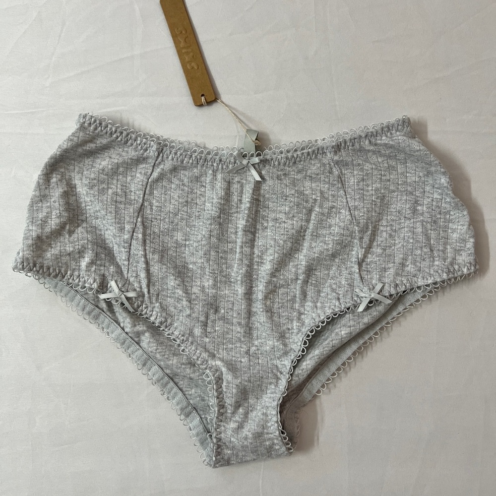 SKIMS Pointelle Cami Tank Top + Boyshort Boy Short Shorts Underwear Set - Picture 3 of 5